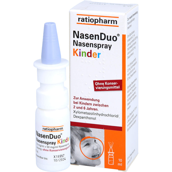 NasenDuo Nasenspray Kinder, 10 ml Lösung