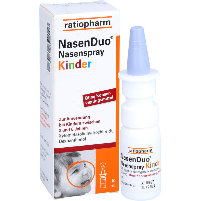 NasenDuo Nasenspray Kinder, 10 ml Lösung