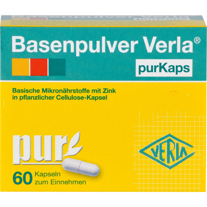 Basenpulver Verla purKaps , 60 pc Capsules