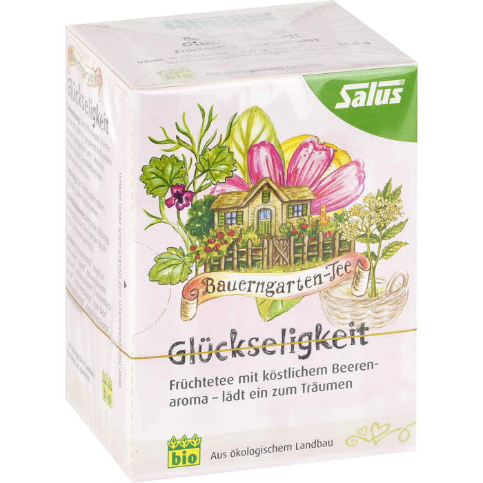 Bauerngarten-Tee Glückseligkeit Früchtetee Salus, 15 St FBE