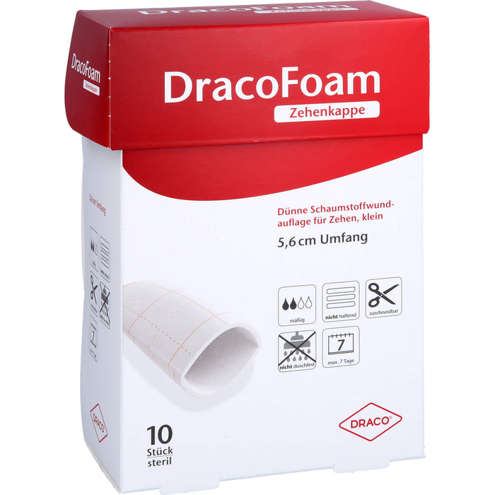 DracoFoam Zehenkappe Schaumstoffverband, 10 St VER