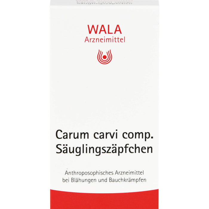 WALA Carum Carvi comp. Säuglingszäpfchen, 10 pc Suppositoires