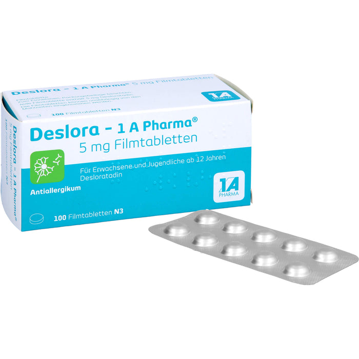 Deslora - 1 A Pharma 5 mg Filmtabletten, 100 St. Tabletten