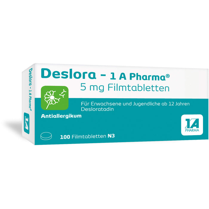 Deslora - 1 A Pharma 5 mg Filmtabletten, 100 St. Tabletten