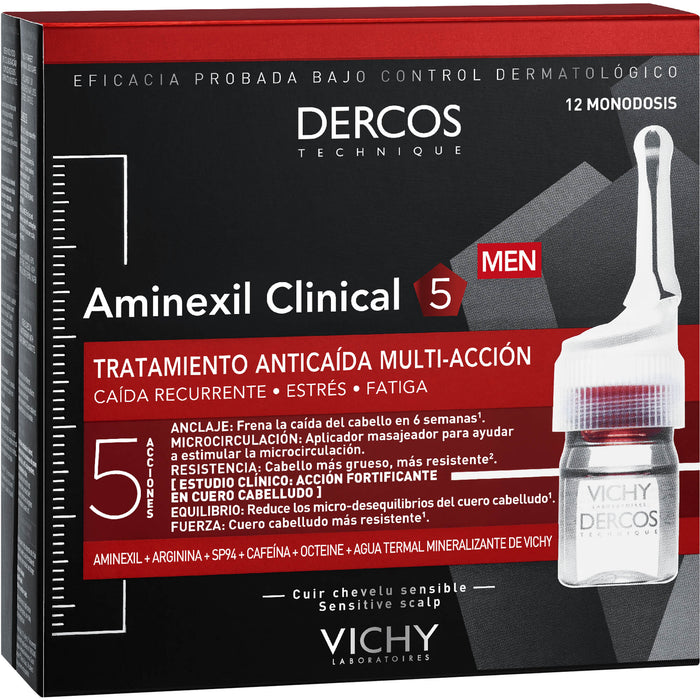 VICHY Aminexil Clinical 5 Men Ampullen, 21 pcs. Ampoules