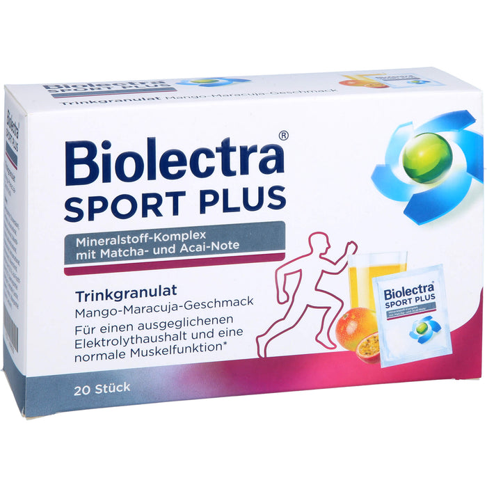 Biolectra Sport plus Trinkgranulat, 20 pcs. Sachets