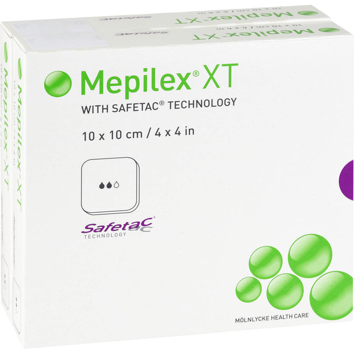 Mepilex XT 10 x 10 cm Schaumverband, 10 pcs. Wound dressings