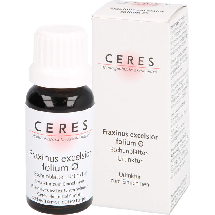 Ceres Fraxinus excelsior folium Urtinktur, 20 ml TEI