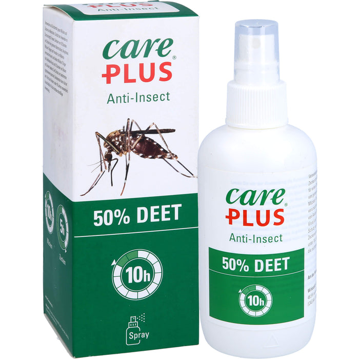 care PLUS Anti-Insect Deet Spray 50 %, 200 ml Solution