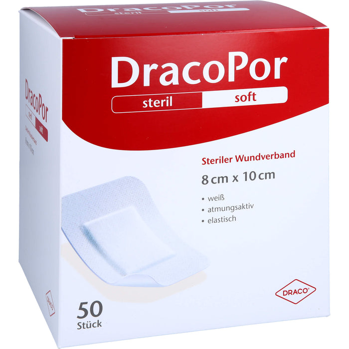 DRACOPOR Wundverband 8x10 cm steril, 50 St PFL