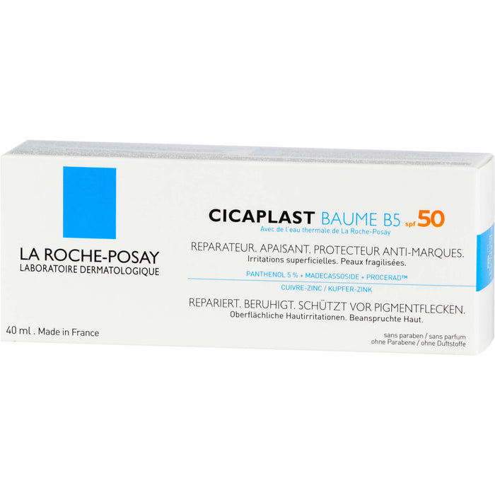 LA ROCHE-POSAY Cicaplast Baume B5 LSF 50 Haut-Balsam, 40 ml Cream