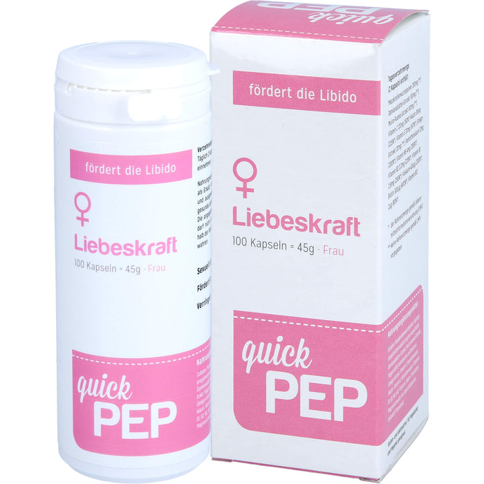 quickPEP Liebeskraft Frau, 100 St KAP