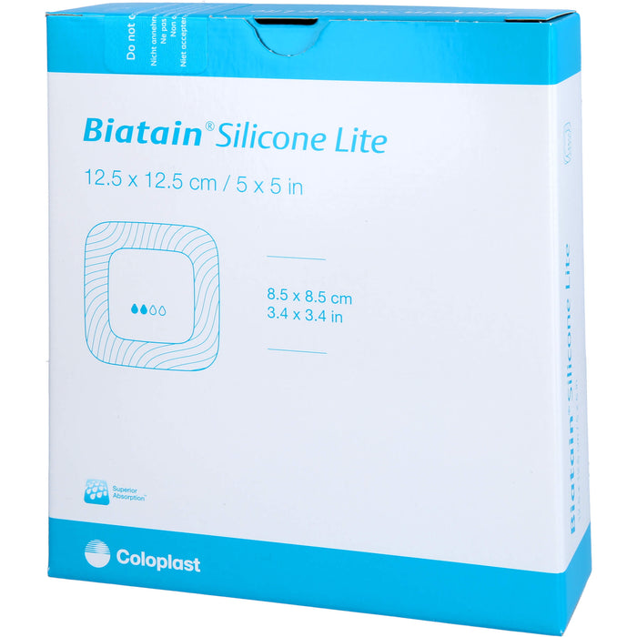 Biatain Silicone Lite Schaumverband 12,5x12,5 cm, 10 St VER