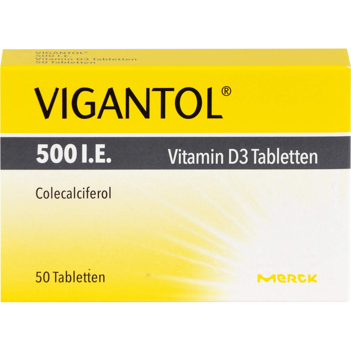 VIGANTOL 500 I.E. Vitamin D3 Tabletten, 50 pc Tablettes