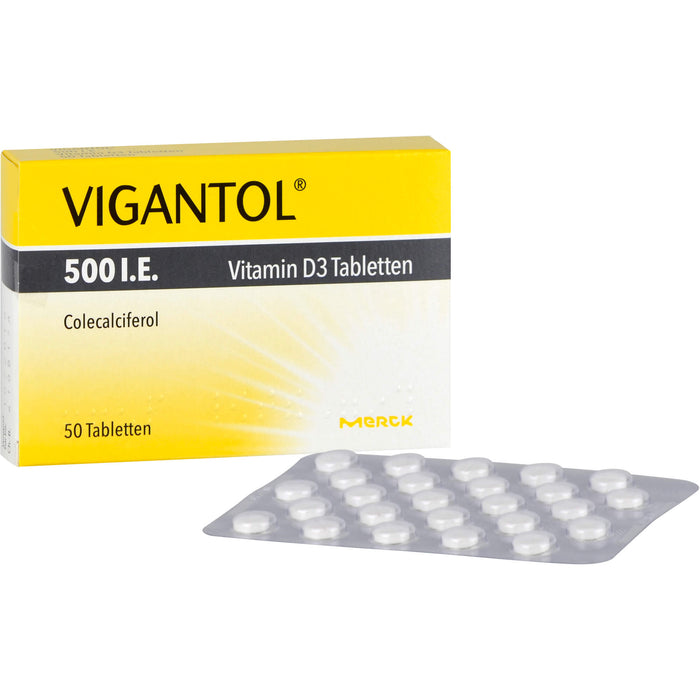 VIGANTOL 500 I.E. Vitamin D3 Tabletten, 50 pc Tablettes