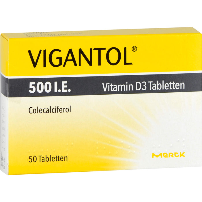 VIGANTOL 500 I.E. Vitamin D3 Tabletten, 50 pc Tablettes