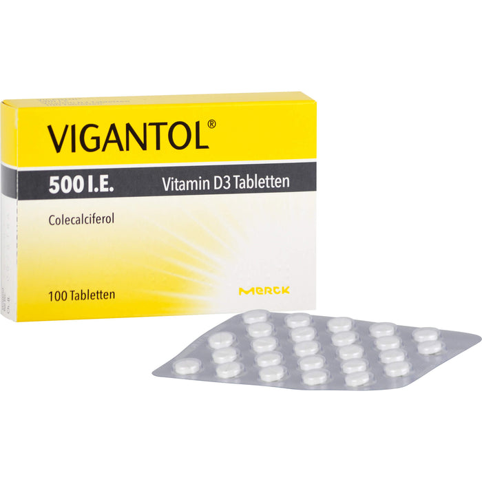 VIGANTOL 500 I.E. Vitamin D3 Tabletten, 100 pc Tablettes