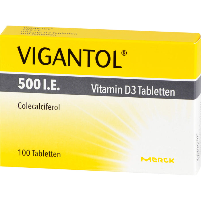 VIGANTOL 500 I.E. Vitamin D3 Tabletten, 100 St. Tabletten