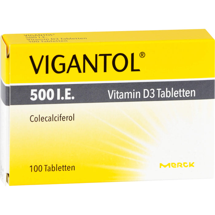 VIGANTOL 500 I.E. Vitamin D3 Tabletten, 100 pc Tablettes