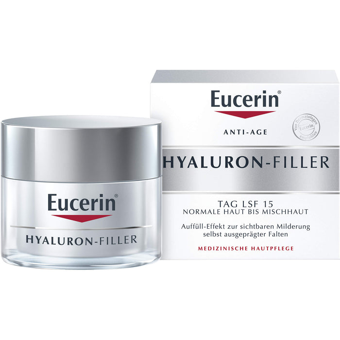 Eucerin Anti-Age Hyaluron-Filler Tag LSF 15 Creme, 50 ml Cream