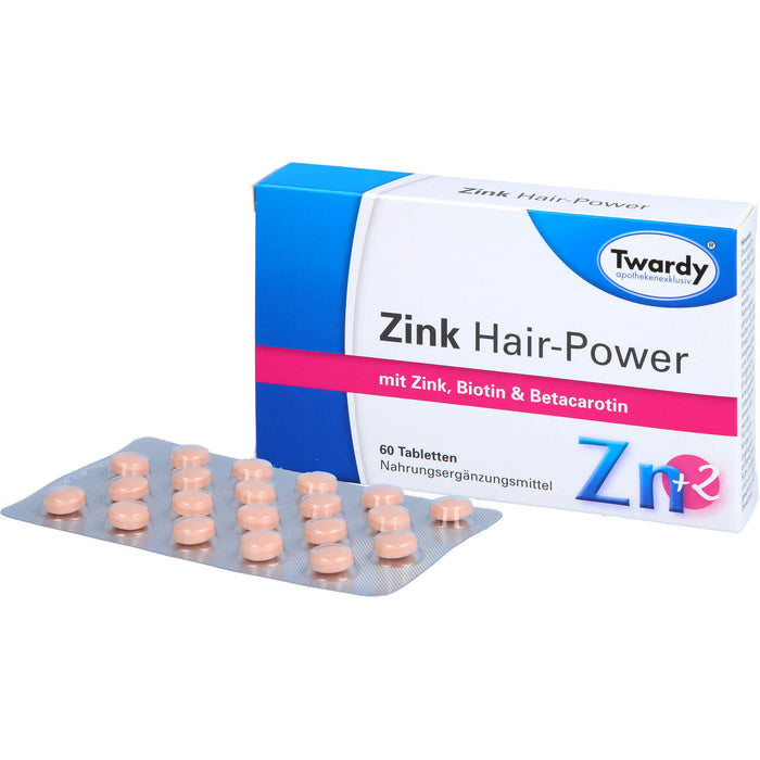 Twardy Zink Hair-Power Tabletten, 60 St. Tabletten