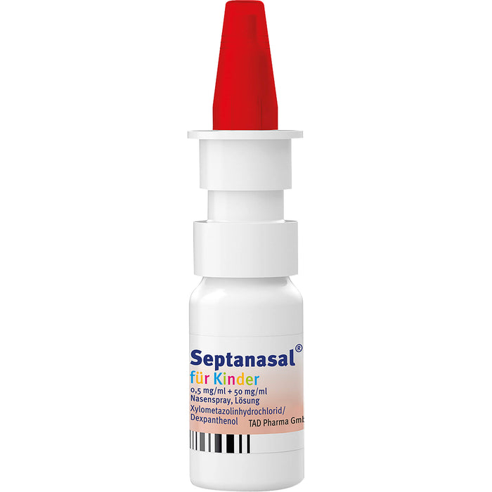 Septanasal für Kinder 0,5 mg/ml + 50 mg/ml Nasenspray, Lösung, 10 ml Lösung