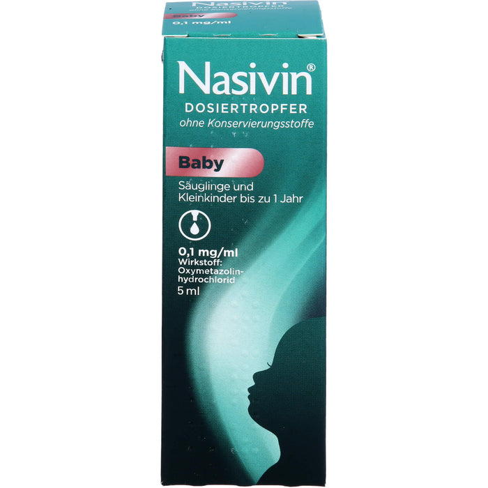 Nasivin Dosiertropfer ohne Konservierungsstoffe Baby, 5 ml Solution