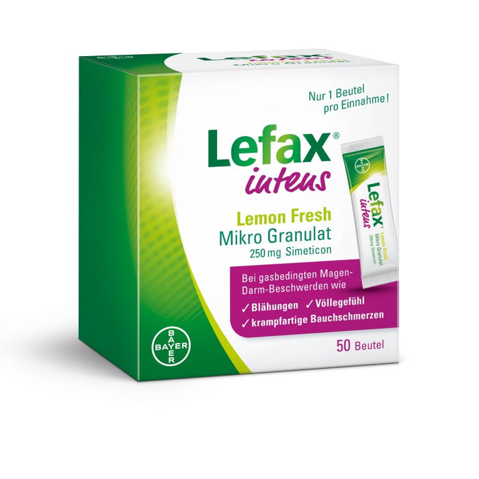 Lefax intens Lemon Fresh Mikro Granulat, 50 pcs. Sachets