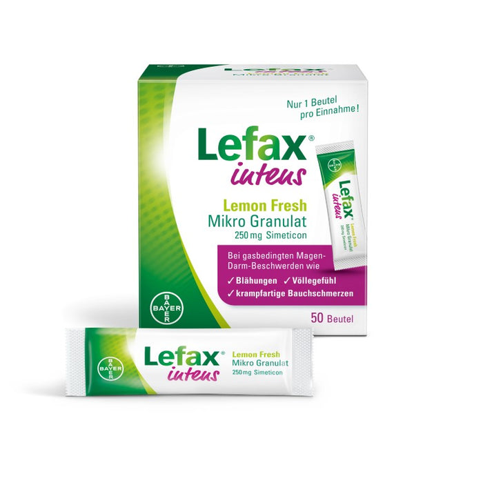 Lefax intens Lemon Fresh Mikro Granulat, 50 pc Sachets