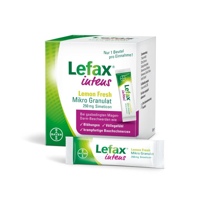 Lefax intens Lemon Fresh Mikro Granulat, 50 pcs. Sachets