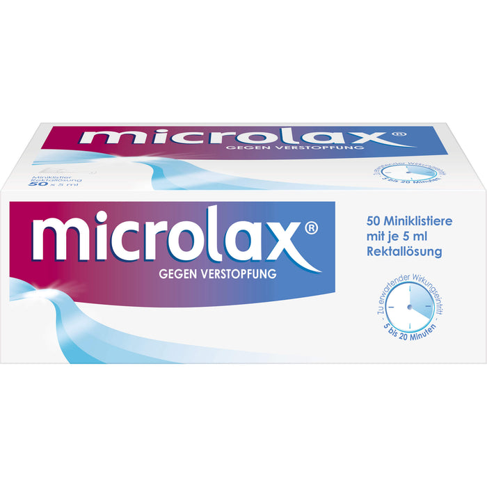 microlax Rektallösung Reimport Pharma Gerke, 50 St. Klistiere