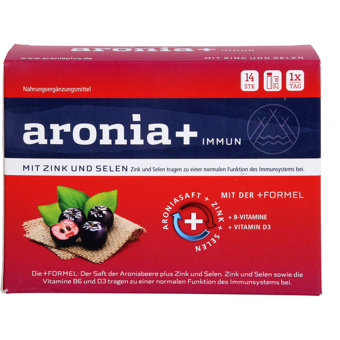 aronia+ immun Trinkfläschchen, 14 pcs. Ampoules