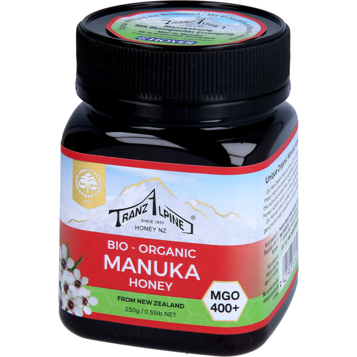 Bio Manuka Honig MGO 400+ TranzAlpine, 250 g