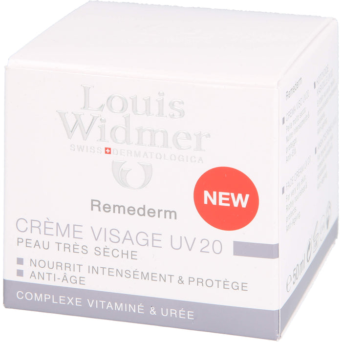 Louis Widmer Remederm Gesichtscreme UV 20, 50 ml Creme