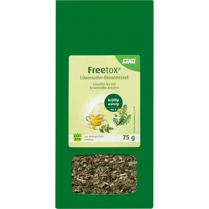 Salus Freetox Löwenzahn-Brennnessel basischer Kräutertee, 75 g Tea