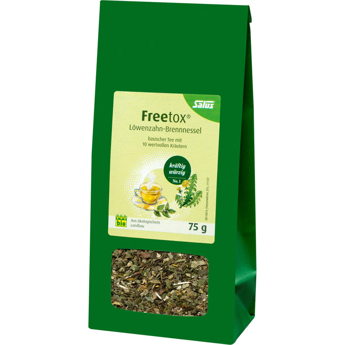 Salus Freetox Löwenzahn-Brennnessel basischer Kräutertee, 75 g Tea