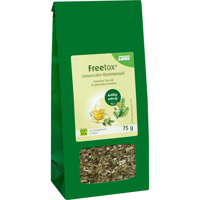 Salus Freetox Löwenzahn-Brennnessel basischer Kräutertee, 75 g Tea