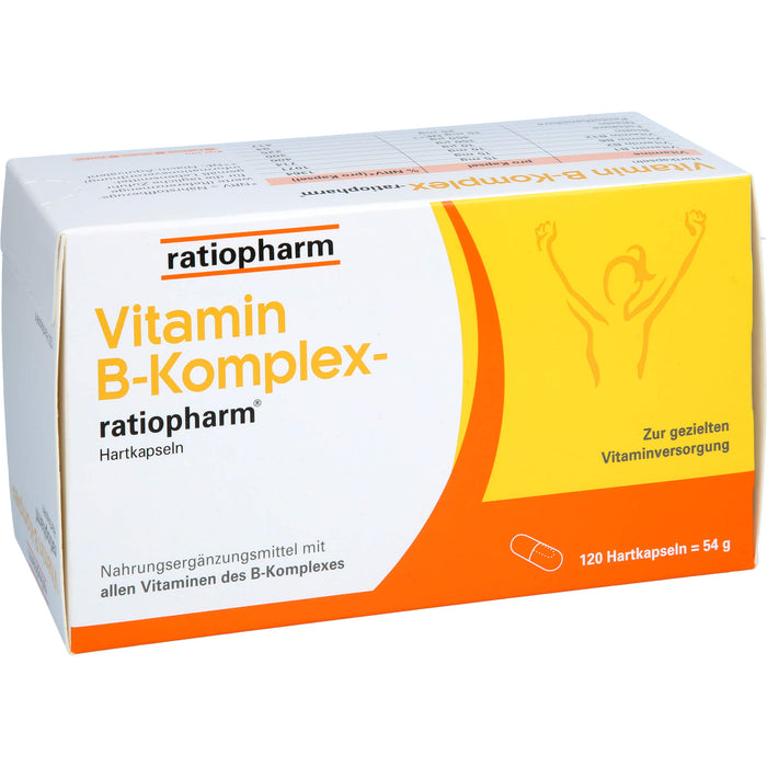 Vitamin B-Komplex-ratiopharm Kapseln, 120 pcs. Capsules