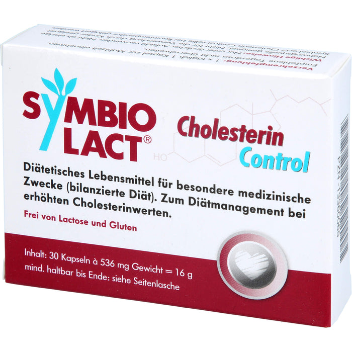 SymbioLact Cholesterin Control Kapseln, 30 pc Capsules