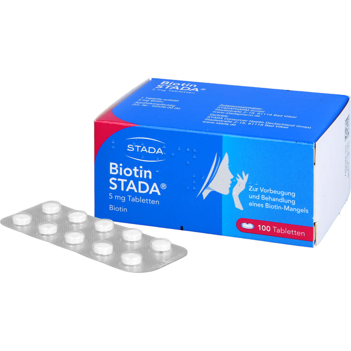 Biotin STADA 5 mg Tabletten, 100 St. Tabletten