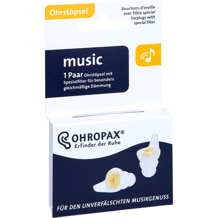 OHROPAX music Ohrstöpsel mit Spezialfilter, 2 St. Ohrstöpsel