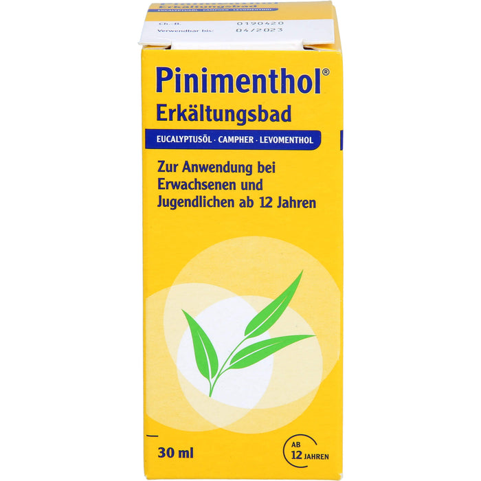 Pinimenthol Erkältungsbad, 30 ml Solution