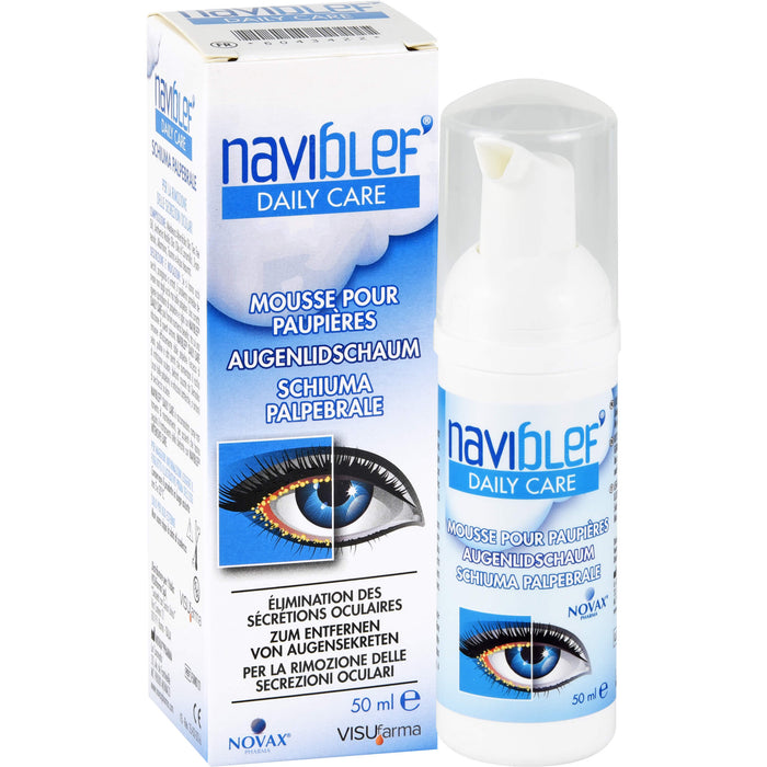 Naviblef Daily Care Augenlidschaum, 50 ml Schaum