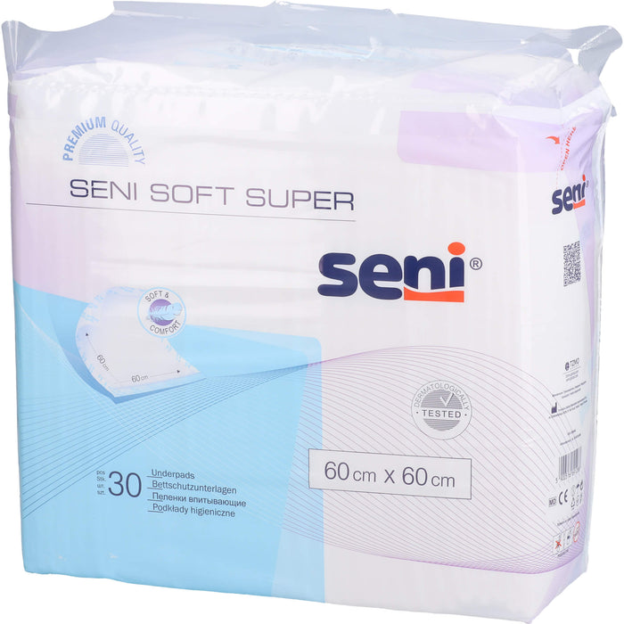 Seni Soft Super Bettschutzunterlagen 60x60, 30 St