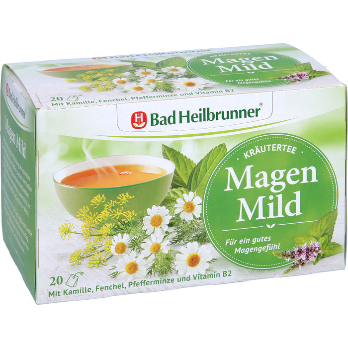 Bad Heilbrunner Wohlfühl Tee Magen Mild, 20X2.0 g FBE