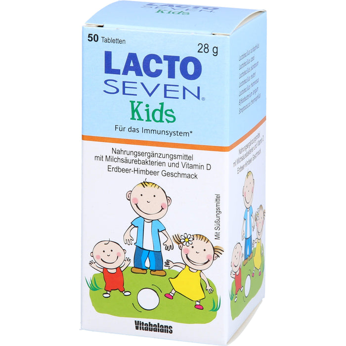 Lacto Seven Kids Kautabletten für das Immunsystem, 50 pc Tablettes