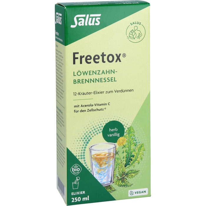 Salus Freetox Löwenzahn-Brennnessel Elixier, 250 ml Solution