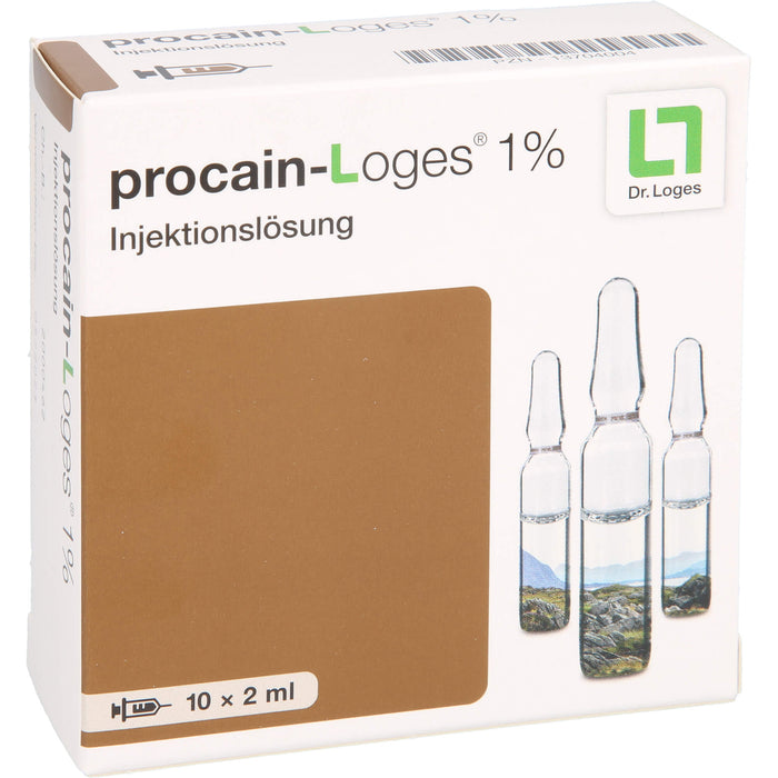 procain-Loges 1 % Injektionslösung, 10 St. Ampullen