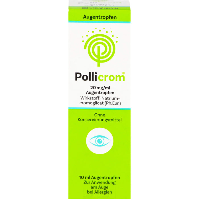 Pollicrom Augentropfen bei allergischer Bindehautentzündung, 10 ml Lösung