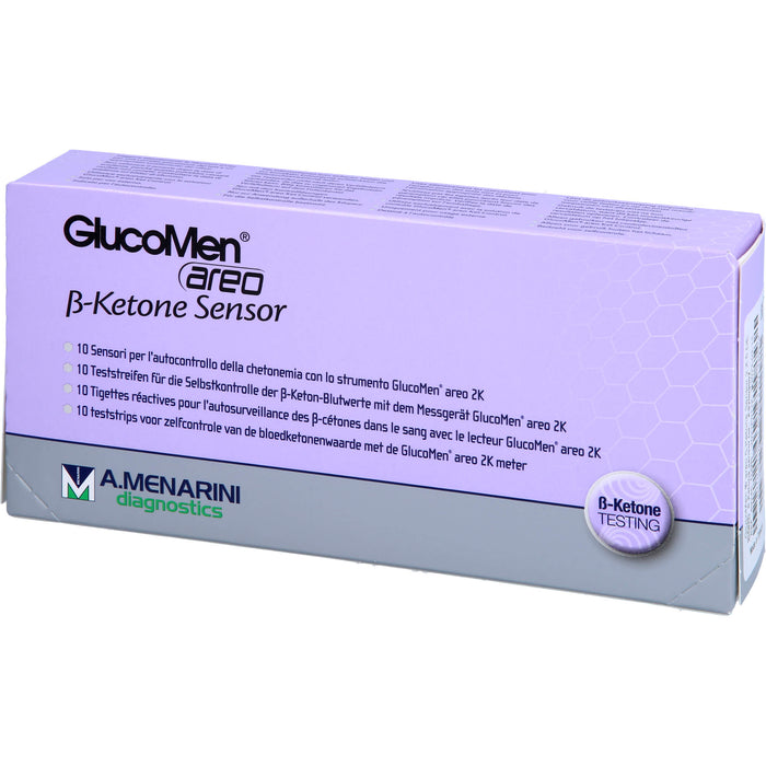 GlucoMen areo 2K B-Ketone Sensor, 10 St TTR